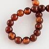Natural Agate Round Bead Strands G-R197-10mm-2