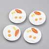 Opaque Resin Cabochons CRES-B002-14-1