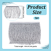 Polyester Tassel Lace Trim SRIB-WH0011-251A-02-2