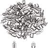 304 Stainless Steel Folding Crimp Cord Ends STAS-UN0005-72-1