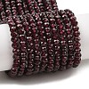 Natural Garnet Beads Strands G-K376-B08-02-1