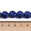 Synthetic Coral Carved Beads Strands CORA-M001-09-4