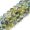 Dyed Natural White Jade Beads Strands G-T138-6mm-210-27-4