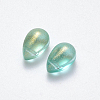 Transparent Spray Painted Glass Charms LS-GLAA-R211-03-B05-2