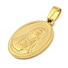 Ion Plating(IP) 304 Stainless Steel Pendants LS-STAS-B071-02A-22G-2