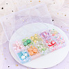 130G 10 Style Plastic Bubble Beads FIND-OC0004-04-4