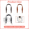 WADORN 3Pcs 3 Colors PU Leather Bag Handles DIY-WR0003-14-2