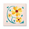 Flower Pattern Punch Embroidery Beginner Kits PW-WG36A49-04-1