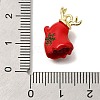 Christmas Theme Alloy Enamel Pendants ENAM-B025-01F-04G-3