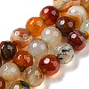 Natural Agate Beads Strands G-C082-A01-19-1