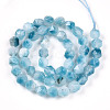 Dyed Natural White Jade Beads Strands G-T139-8mm-45X-3