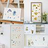 8 Sheets 8 Styles PVC Waterproof Wall Stickers DIY-WH0345-178-6