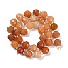 Natural Red Aventurine Beads Strands G-G182-B14-05-3