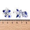 12Pcs Handmade Lampwork Pendants LAMP-P078-02-3