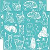 Self-Adhesive Silk Screen Printing Stencil DIY-WH0338-053-1