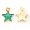 Alloy Enamel Charms ENAM-S121-024C-1