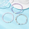Natural Gemstone & Cultured Freshwater Pearl Beads Stretch Bracelets for Women BJEW-JB13473-1