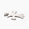 Tarnish Resistant New Fahsion 201 Stainless Steel Cross Pendants STAS-F010-49-3