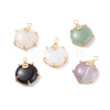 Natural & Synthetic Gemstone Pendants PALLOY-JF01620-1