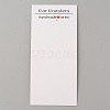 Rectangle Paper Sublimation Car Coaster Display Cards CDIS-WH0024-18B-01-1