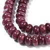 Dyed Natural White Jade Beads Strands G-G107-A19-01-3