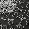 Plastic Clip-on Earring Findings KY-YW0001-46-2