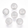 Autumn Theme Electroplate Transparent Glass Beads EGLA-S178-01-01G-1