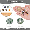  280Pcs 7 Styles Natural Mixed Gemstones Beads G-NB0004-50-2