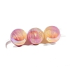 20Pcs Gradient Color & UV Plating Rainbow Iridescent Opaque Resin Beads PW-WG1BD98-11-1