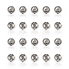 Craftdady 100Pcs 2 Style Zinc Alloy Beads FIND-CD0001-24-1