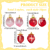 30Pcs 3 Styles Handmade Lampwork Fruit Pendants LAMP-WR0001-05-2