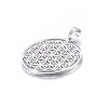 Non-Tarnish 304 Stainless Steel Pendants STAS-P209-18P-2