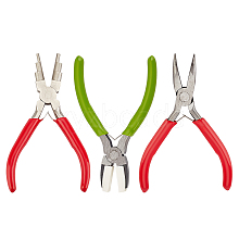 Carbon Steel Jewelry Pliers Kit TOOL-WH0121-66