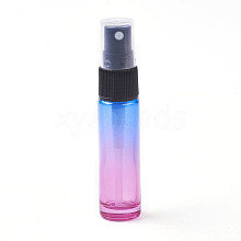 10ml Glass Gradient Color Refillable Spray Bottles MRMJ-WH0011-C01-10ml