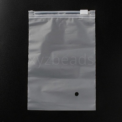 Transparent PE Jewelry Zip Top Storage Bags ABAG-H114-01J-1