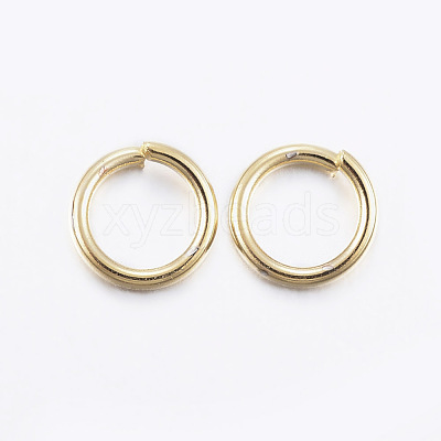 304 Stainless Steel Open Jump Rings X-STAS-L187-10x1.5mm-G-1