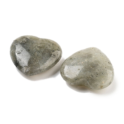 Heart Natural Labradorite Palm Stones G-C134-06A-17-1