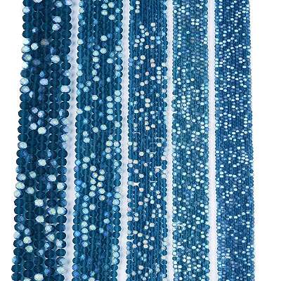 Transparent Glass Beads Strands EGLA-A044-T3mm-MB27-1