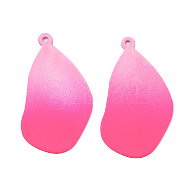 Spray Painted Iron Pendants IFIN-N008-026D-1
