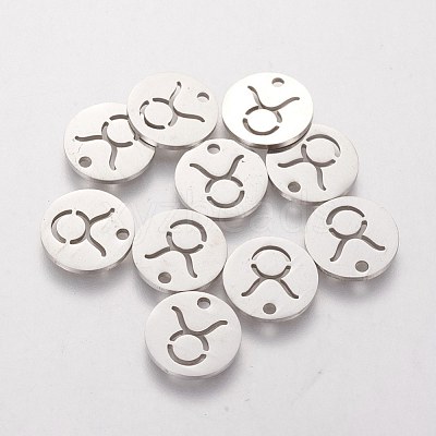Non-Tarnish 304 Stainless Steel Charms STAS-Q201-T095-2-1