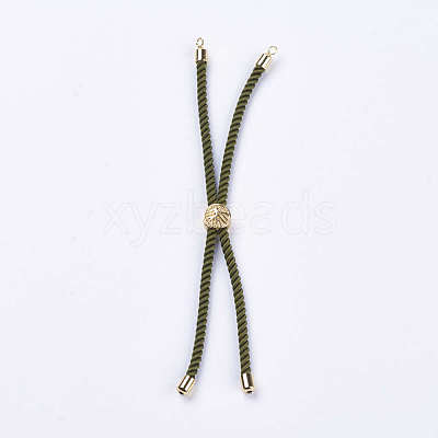 Nylon Twisted Cord Bracelet Making MAK-F018-15G-RS-1