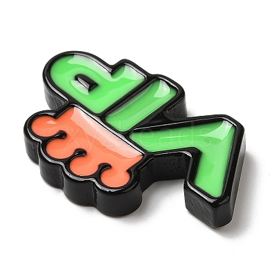 Opaque Resin Cabochons CRES-M022-01H-1
