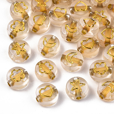 Transparent Acrylic Beads X-TACR-N010-002A-1