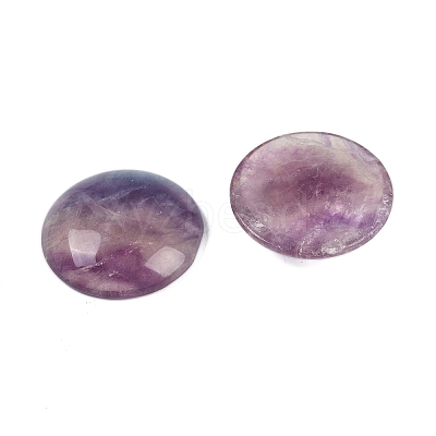Natural Colorful Fluorite Cabochons X-G-H1596-FR-25mm-26-1