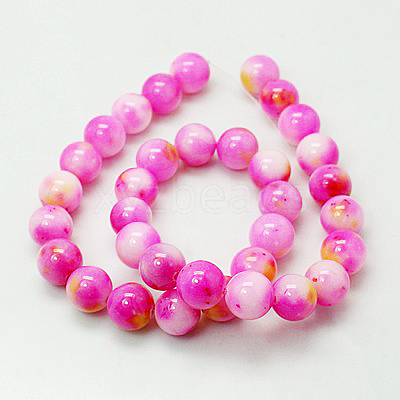 Jade Beads Strands G-D264-10mm-XH09-1