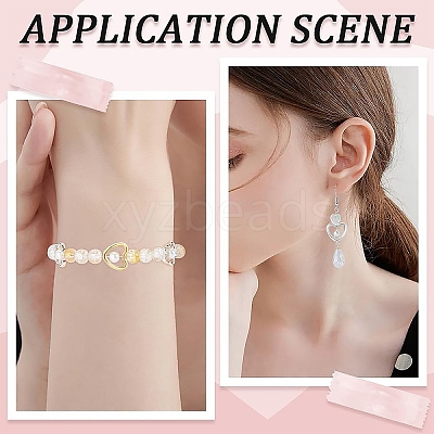 45Pcs 3 Colors CCB Plastic Beads Frames FIND-YW0005-27-1