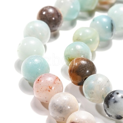 Natural Flower Amazonite Beads X-Z26N5017-1