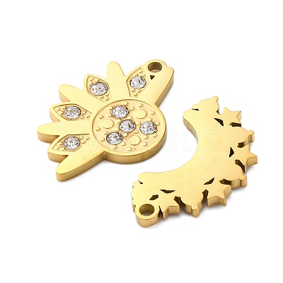 Valentine's Day 304 Stainless Steel Pendants LS-STAS-H235-05G-1