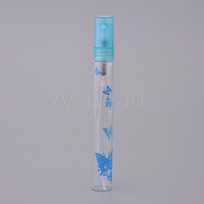 Butterfly Pattern Mini Glass Spray Bottles MRMJ-WH0060-47E-1
