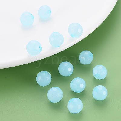 Imitation Jelly Acrylic Beads MACR-S373-97A-E08-1